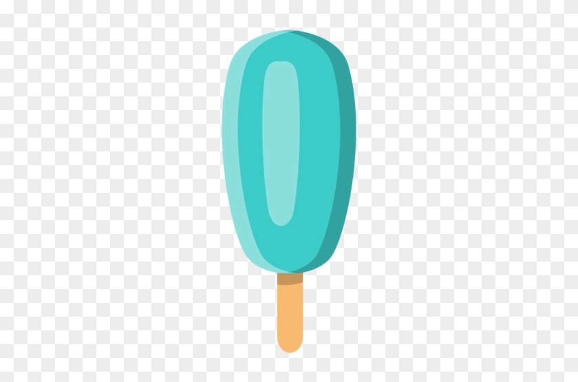 Blue Ice Cream On Stick Transparent Png - Ice Cream #1085406