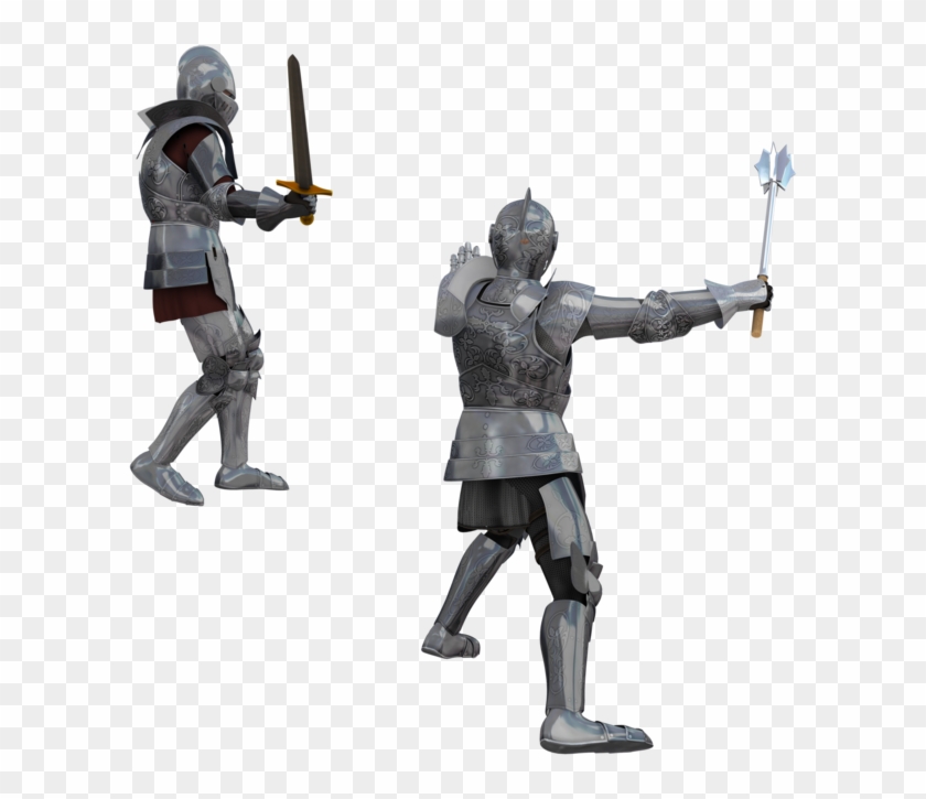 Kingdom Knight Poses - Knight In Armor In Battle #1085424