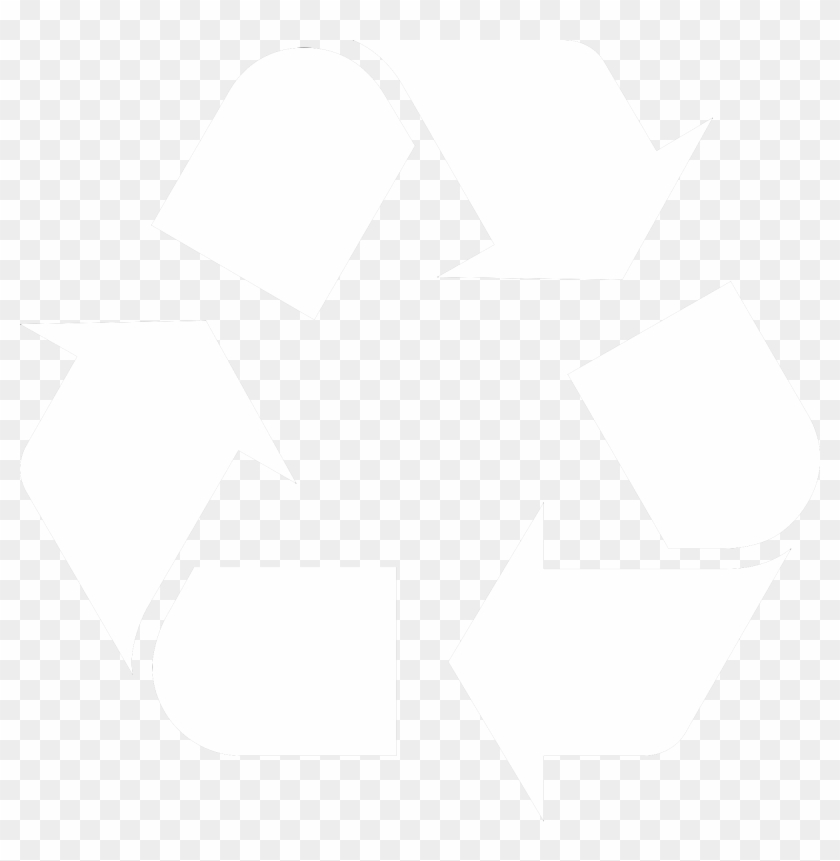 Recycling Logo White Png #1085441