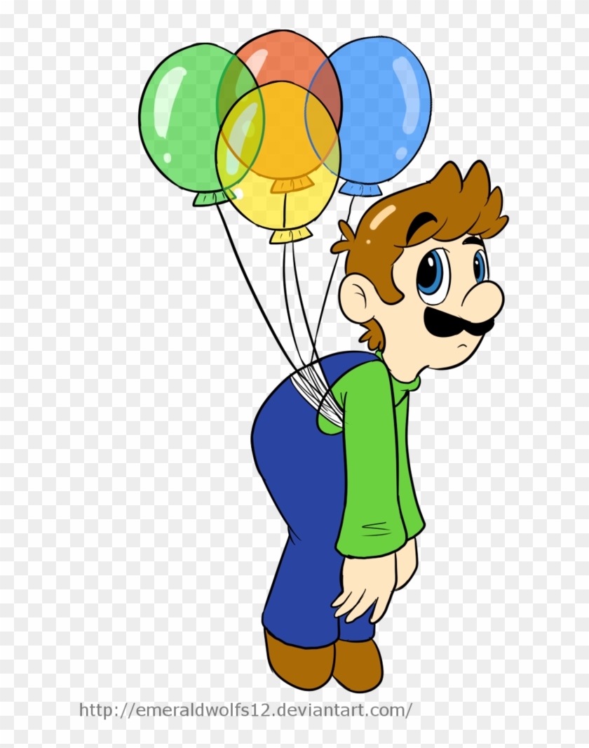 Balloon Luigi By Mariobrosyaoifan12 - Digital Art #1085465