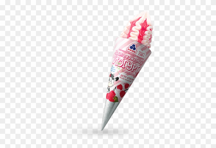 «“frozen Yogurt” With Raspberry Jam» Ice Cream - Red Raspberry #1085481