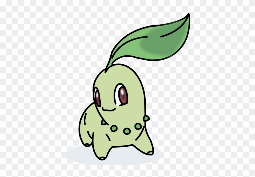 Chikorita, Pokemon, Bayleef, Overgrow, Pokemongo, Cartoon - Pokemon Cartoon In Chikorita #1085562