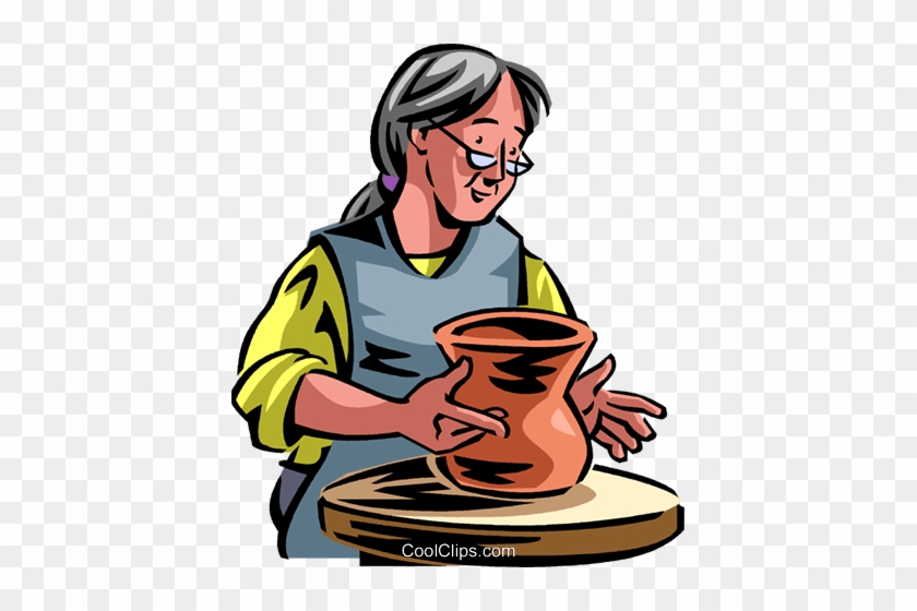 Pottery Royalty Free Vector Clip Art Illustration Vc089747 - Clay Clipart #1085597
