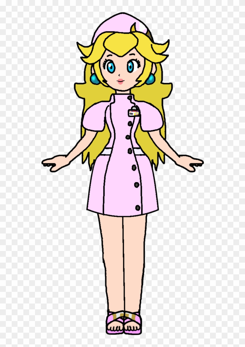 Nurse By Katlime Peach - Princess Peach Travelling Clothes #1085634