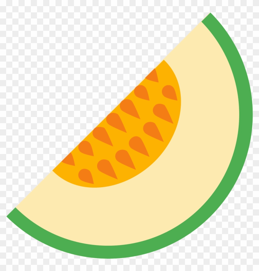 This Is A Slice Of A Melon Fruit - Melon Icon Png #1085637
