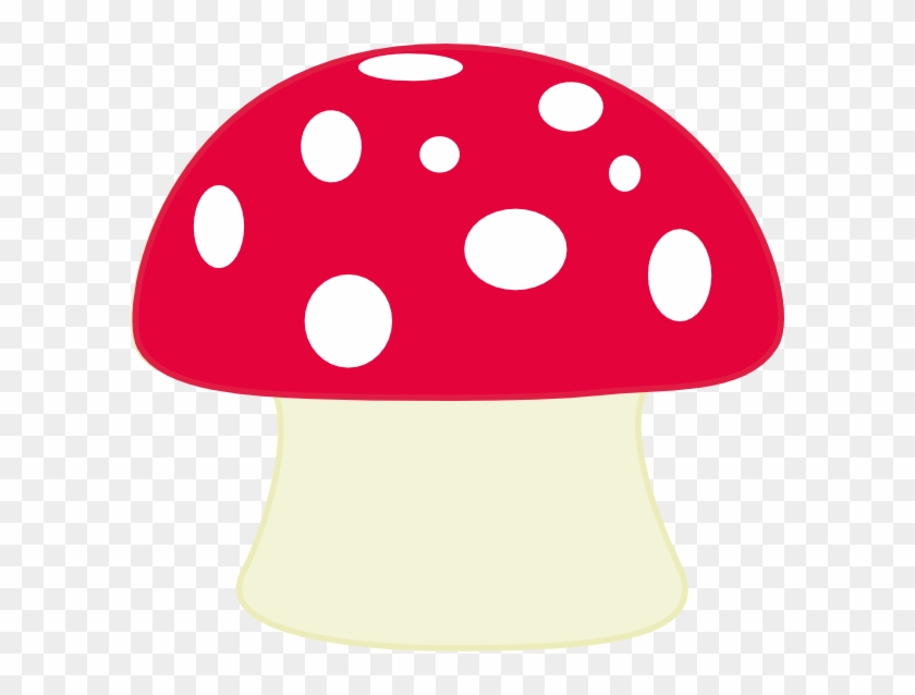 Toadstool Clip Art At Clker - Pink Mushroom Clipart #1085701