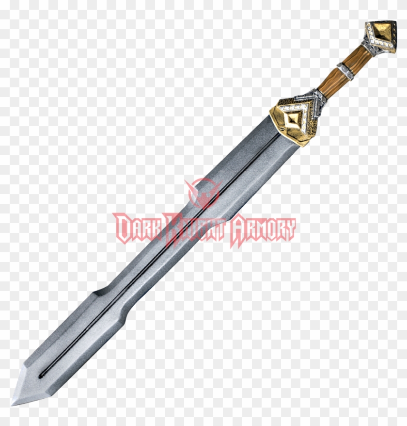 Dwarf Double Edge Larp Sword - Marker Pen #1085773