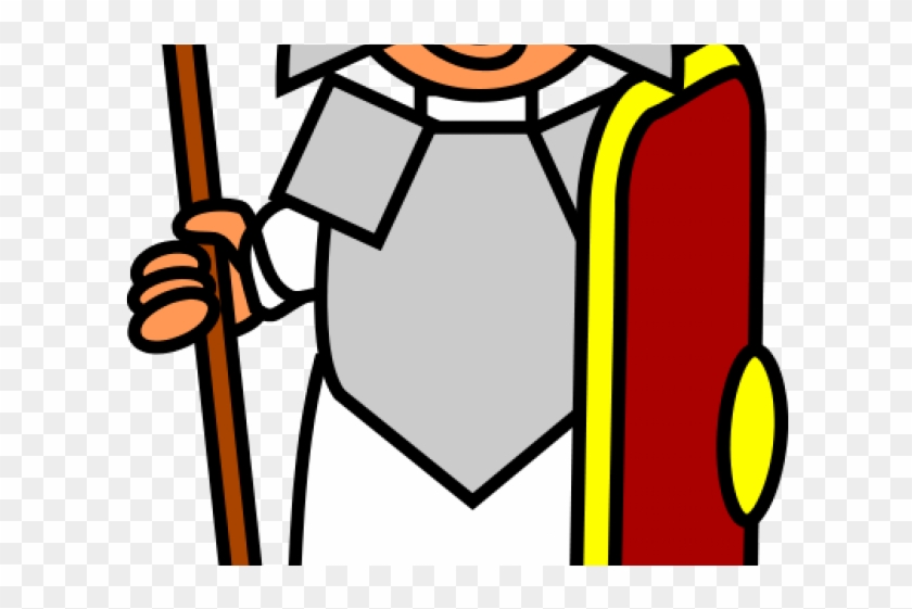 Roman Warriors Clipart Happy - Roman Soldier Easy Drawings #1085787