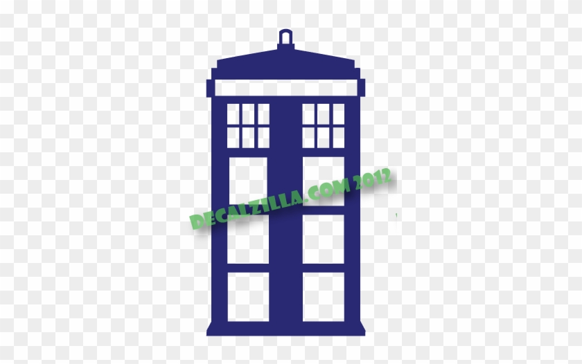Dr Who Phone Booth Silhouette #1085823