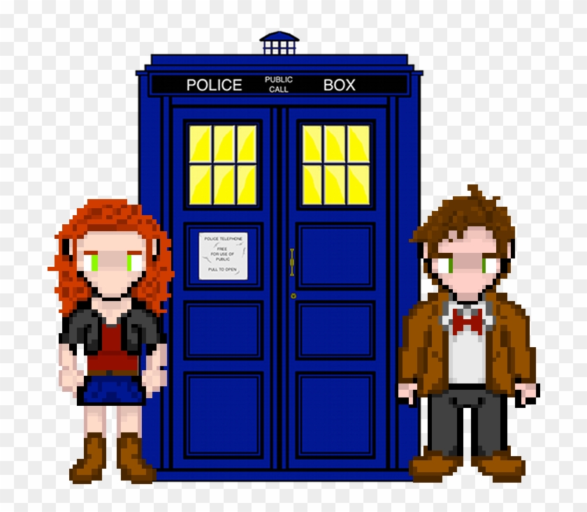 Amy And The Doctor Sprites By Silverhammer37 - Animated Gif Door Opening #1085827