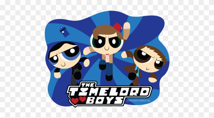 Time Lord Boys \ Doctor Who Powerpuff Girls Mashup - Doctor Who Powerpuff Girl #1085835