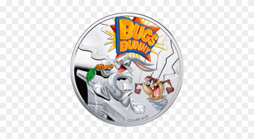 Niue 2013 1$ Bugs Bunny Cartoon Characters Proof Silver - Looney Tunes Bugs Bunny Unisex Sport Metal Wrist Watch-rare #1085901