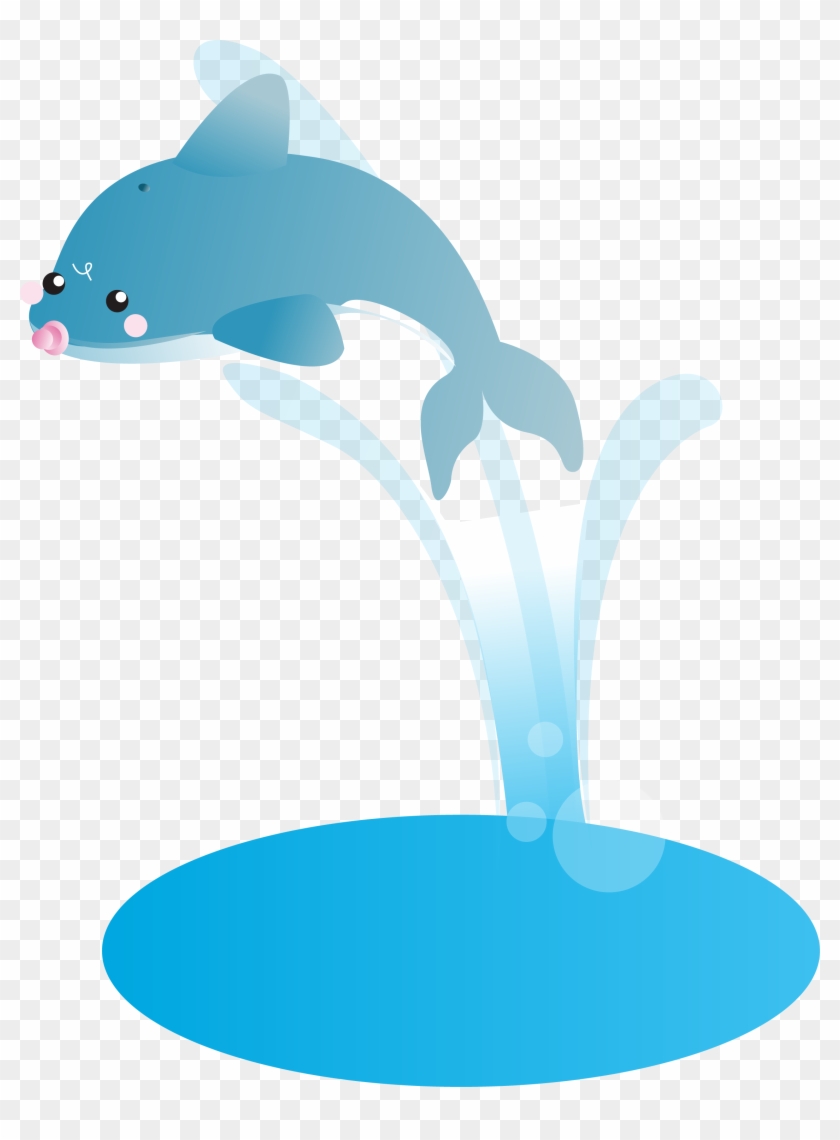 Dolphin Clip Art - Dibujos De Animales Del Zoologico #1085955