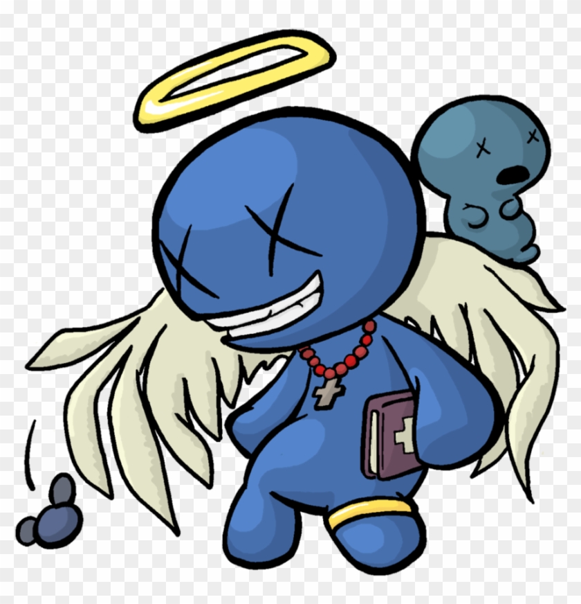 Pretty Good Blue Baby Run By Vhsdraws - Binding Of Isaac Blue Baby Art #1085999