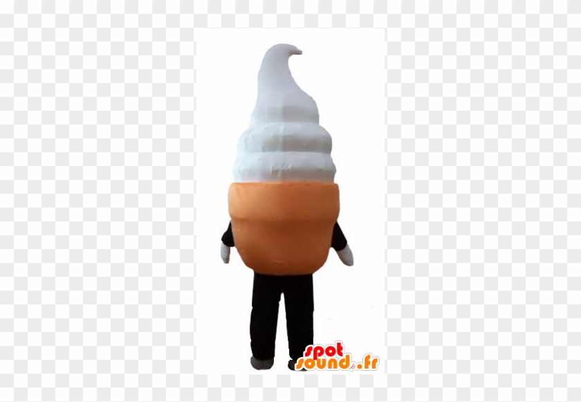 Mascotte De Crème Glacée, De Cornet De Glace - Figurine #1086008