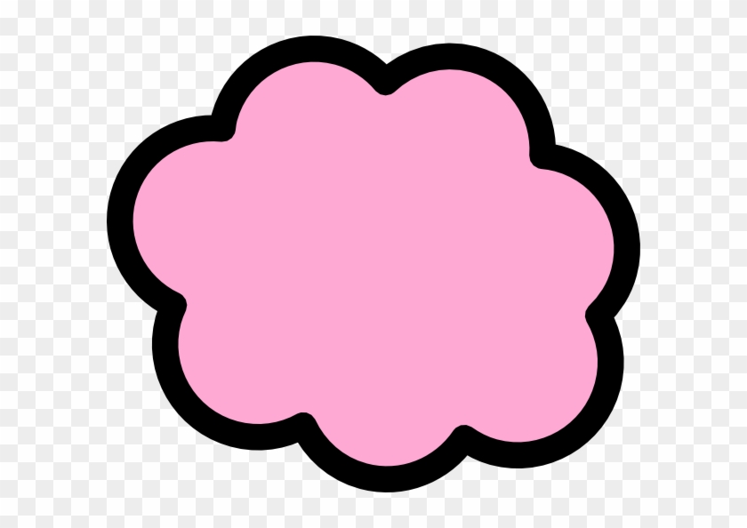 Light Pink Cloud Clip Art #1086014