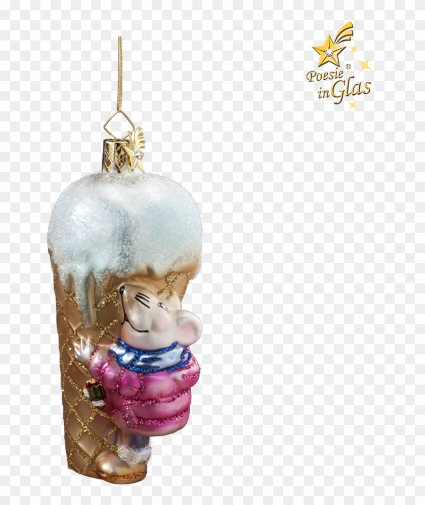 Souris Avec Cornet De Glace - Christmas Ornament #1086015