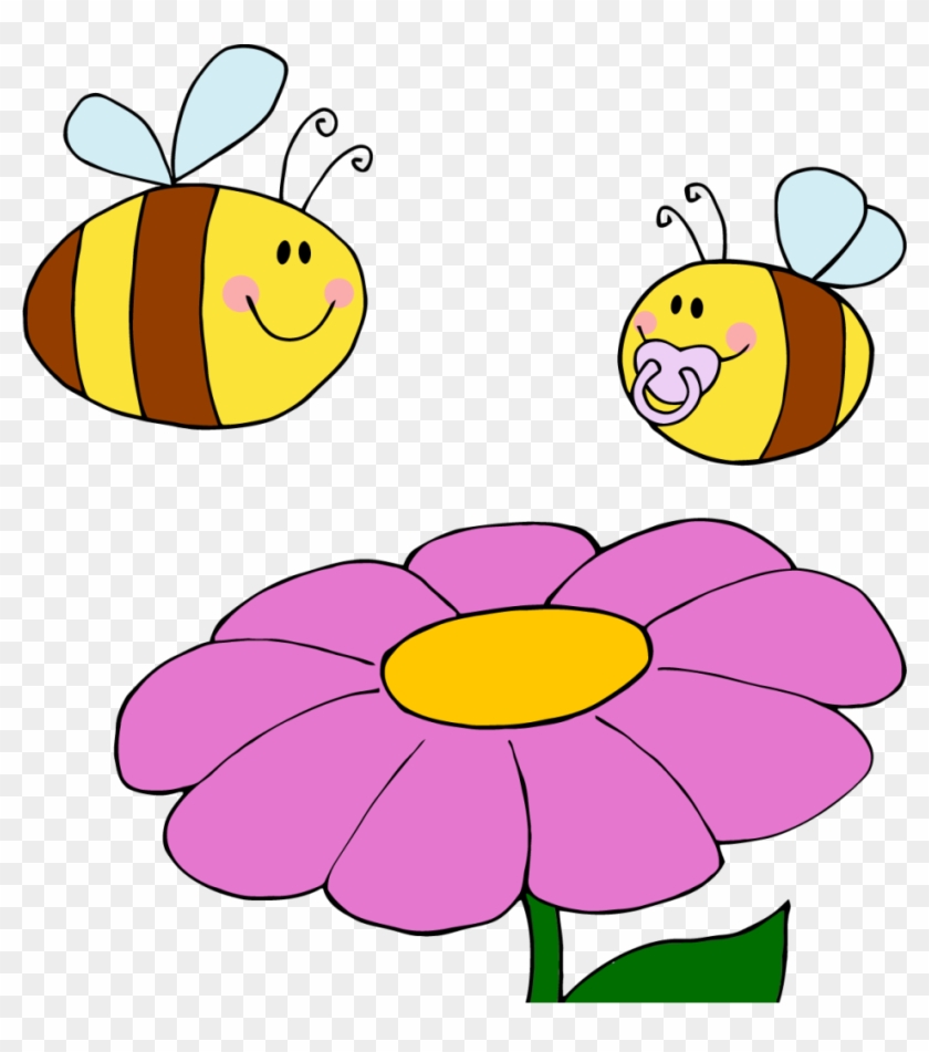 Learn Mandarin Chinese Basic Conversation With Affy - Bee And Flower Cartoon #1086070