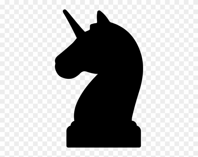 Silhouette Unicorn Wall Sticker - Animal #1086097