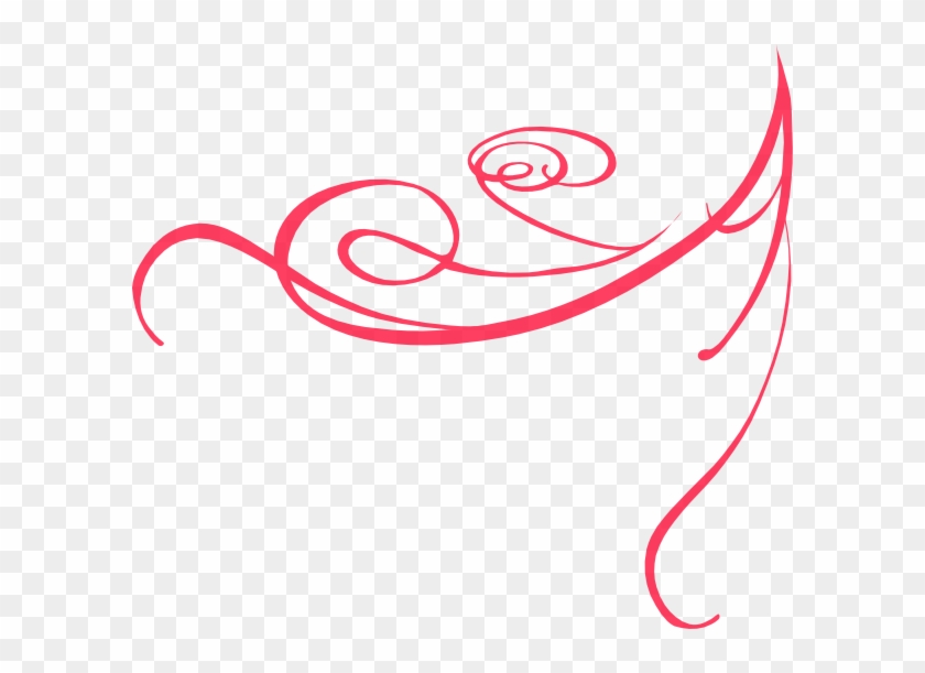 Decorative Swirl Clip Art At Clker - Red Swirls #1086110