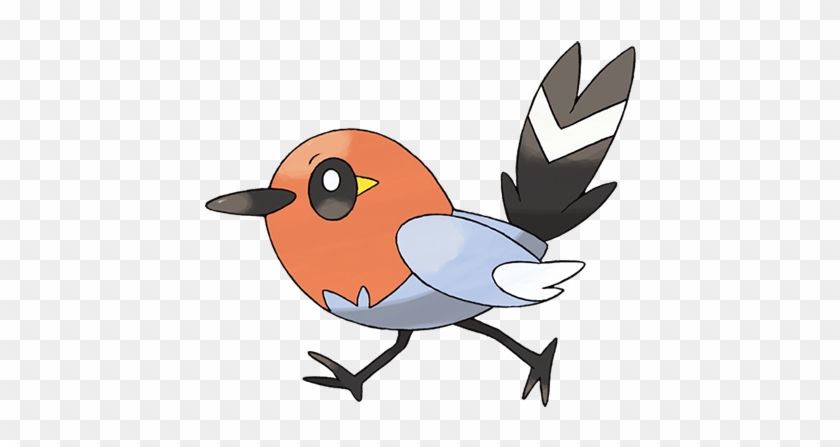 Fletchling 661 Udvikler Sig Til Fletchinder - Pokemon Passaro De Fogo #1086186