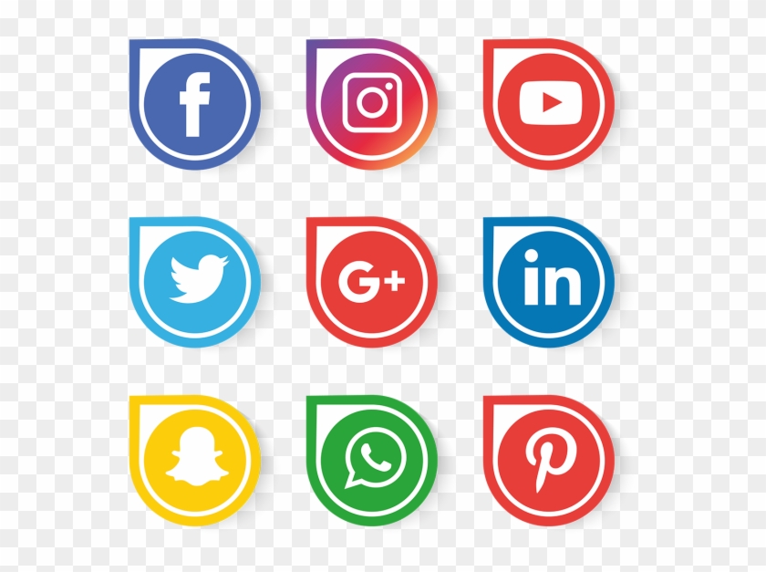 Social Media Clip Art Portable Network Graphics Computer - Social Media Icons Png #1086197