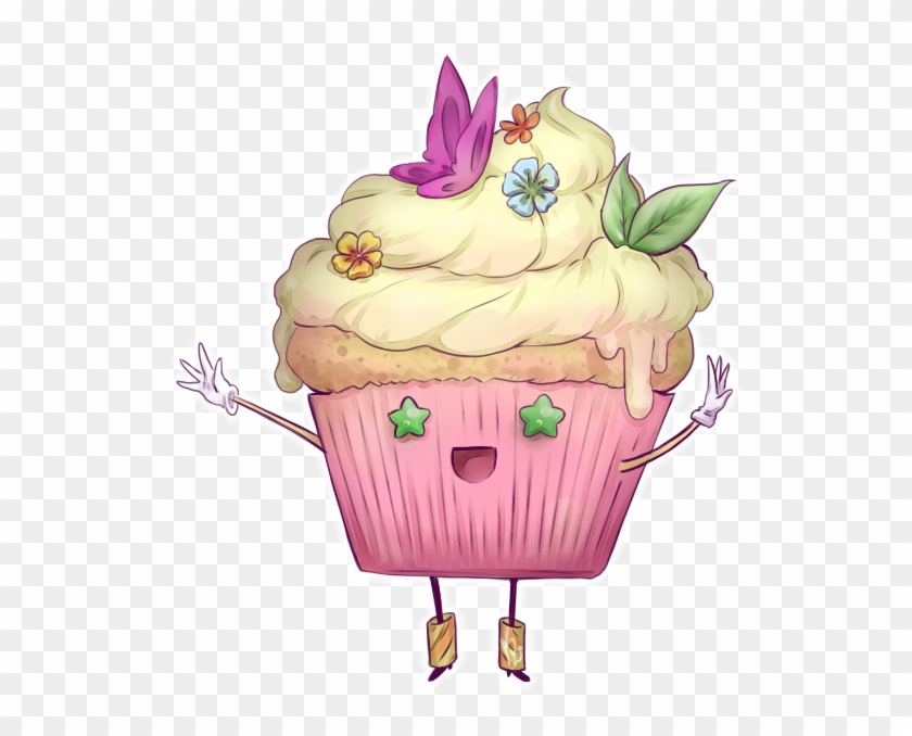 Flabnbone 248 14 Cute Cupcake By Kimik-a - Cupcake #1086251