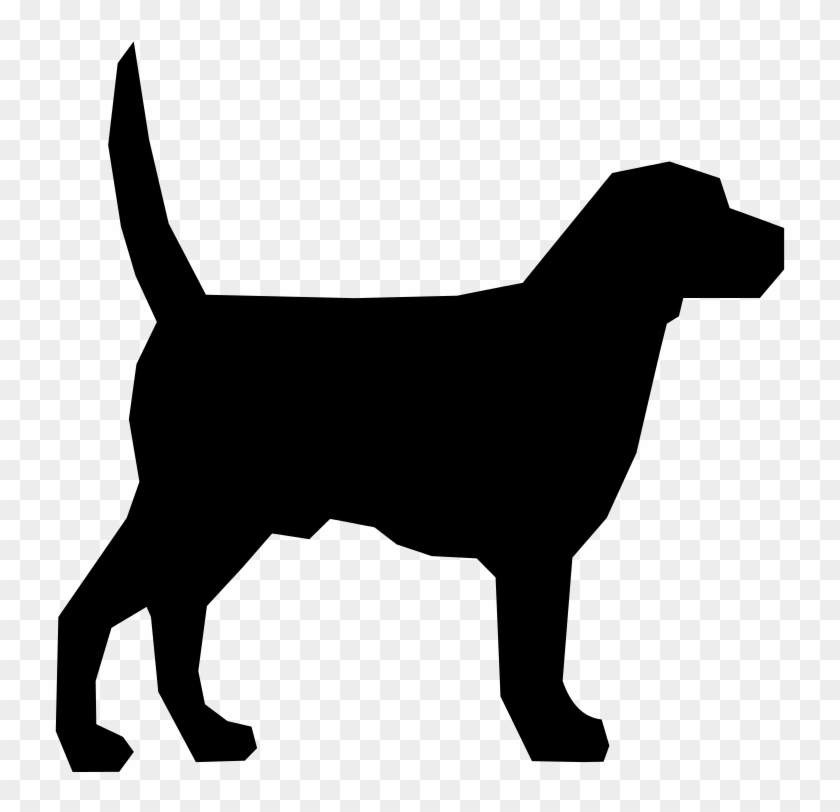 File - Dog Silhouette - Svg - Wikimedia Commons - Dog Silhouette Png #1086252