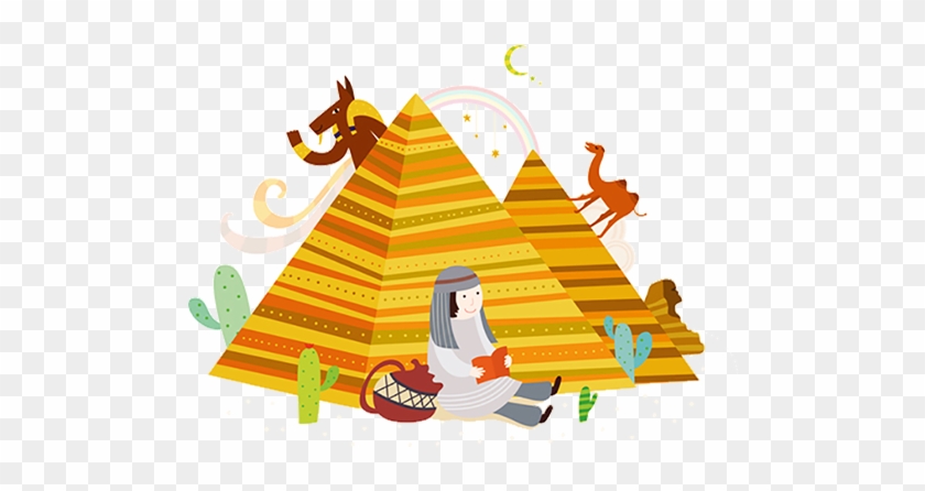 Egyptian Pyramids Ancient Egypt Illustration - Egypt #1086288