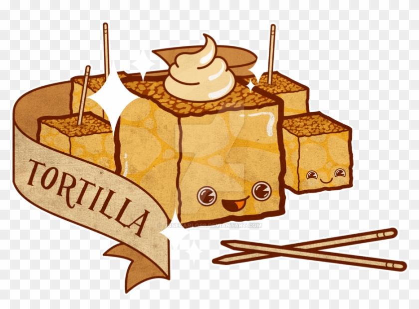 Free Tortilla Espanola Cliparts, Download Free Clip - Tortilla De Patatas Vector #1086295