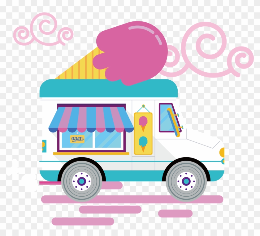 Ice Cream Van Car Big Gay Ice Cream - Ice Cream #1086316