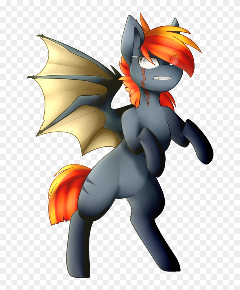 Despotshy, Bat Pony, Bat Pony Oc, Digital Art, Eye - Cartoon #1086337