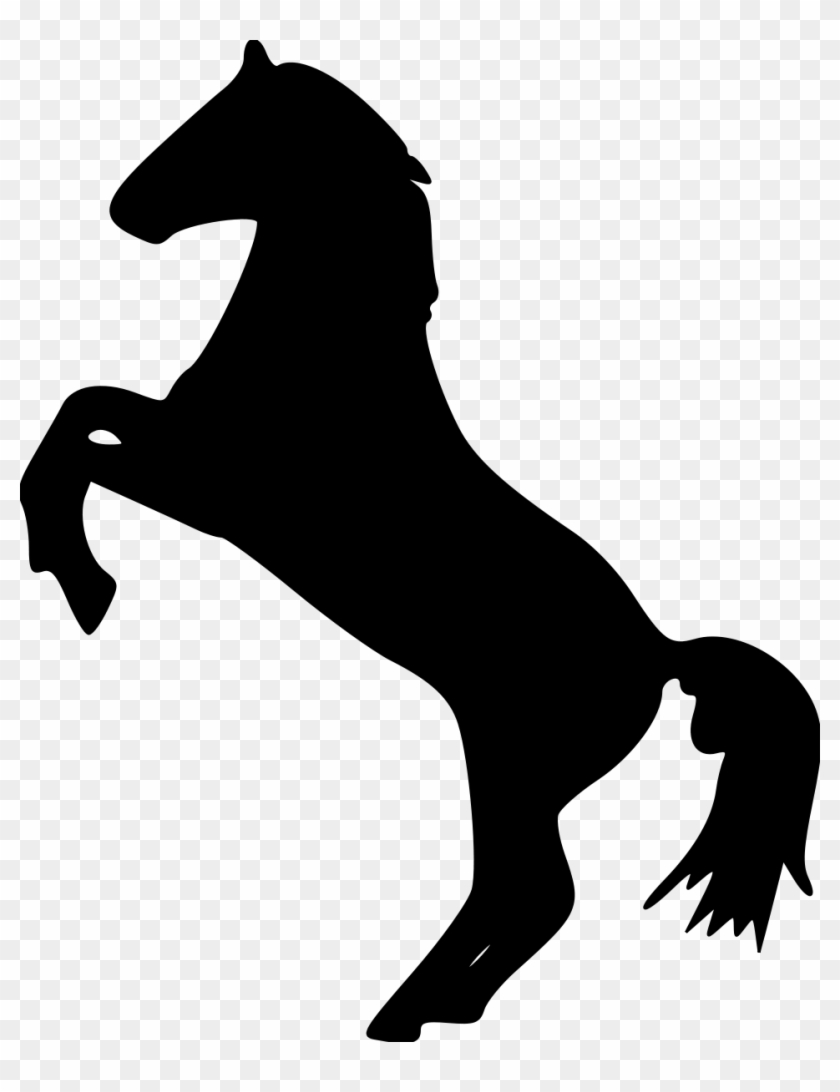 File Size - Horse Rearing Clip Art #1086353