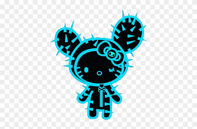 Hello Kitty Tokidoki Cactus Blue By Slitkitten - Tokidoki Cactus Hello Kitty #1086440