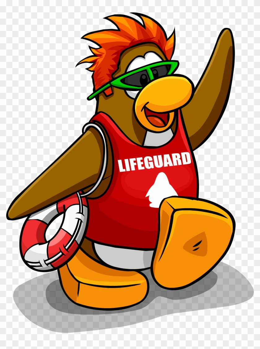 Treasure Book Series 4 1 - Club Penguin Lifeguard Clipart #1086494