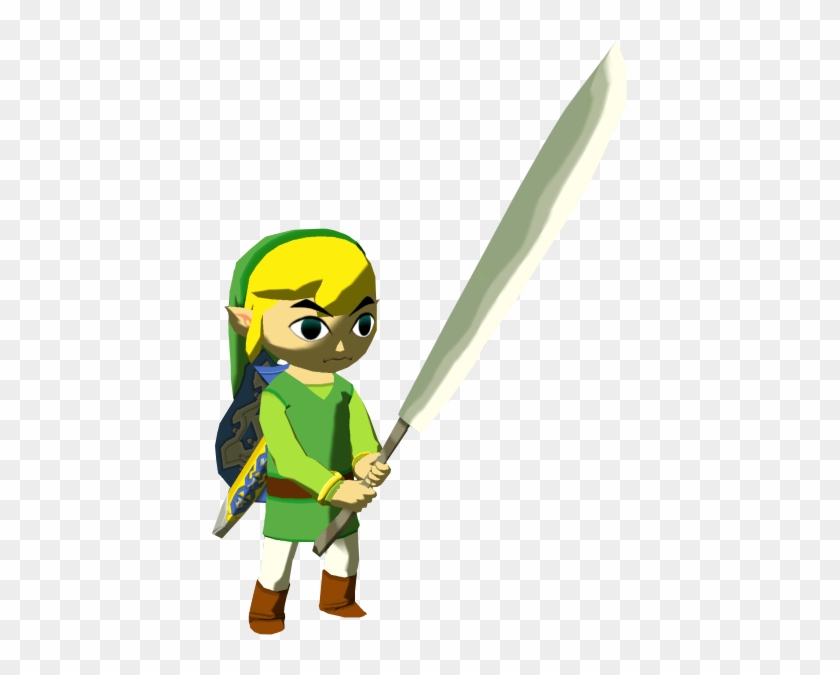 The Wind Waker Toon Link Sharp Machete - Cartoon #1086730