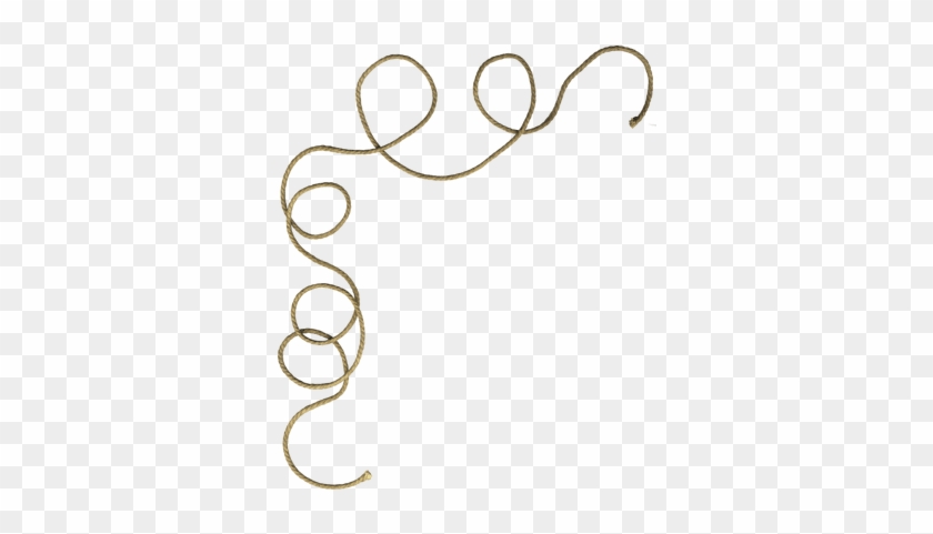 Curly Rope - Hanginh Rope Png #1086771