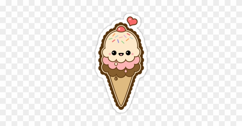 Retro Ice Cream Stickers Android Apps On Google Play - Cono De Helado Tatto #1086777