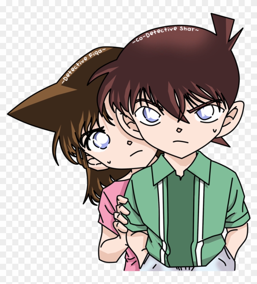 Shinichi And Ran By Shar90 - Detective Conan Ran And Shinichi Little #1086826