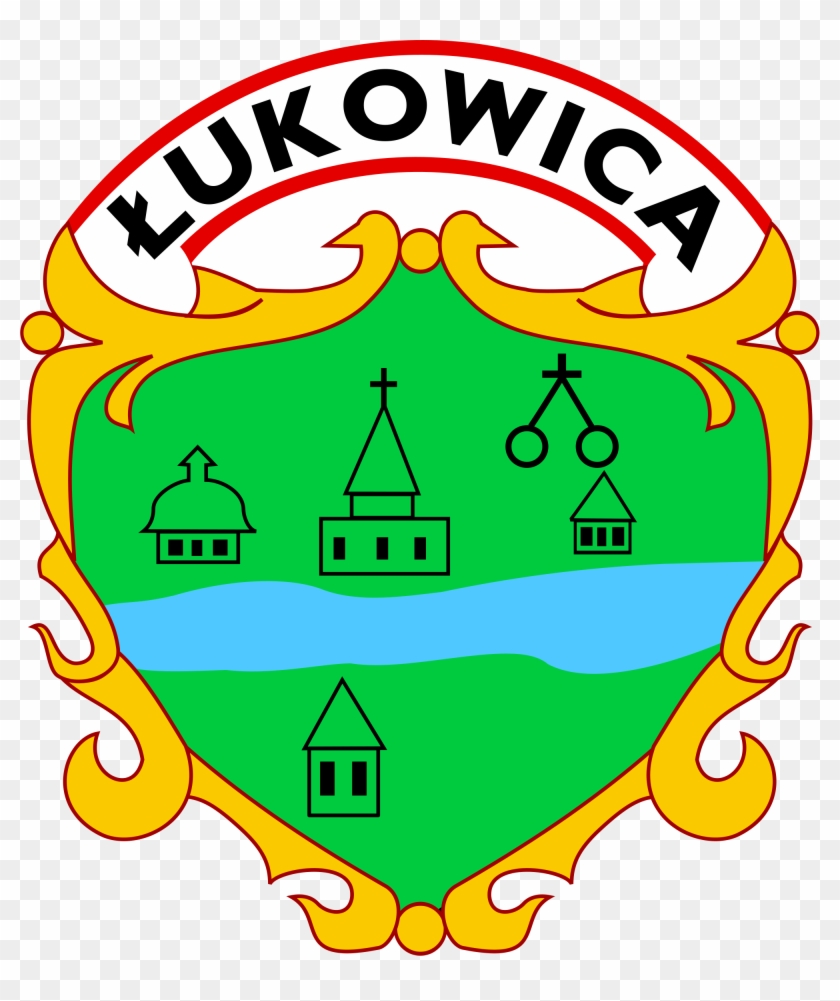 Coat Of Arms Of Łukowica, Poland - Gmina Łukowica Herb #1086827