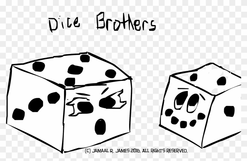 Dice Brothers Our A Character Set Created By Cartoonist - Dice #1086848
