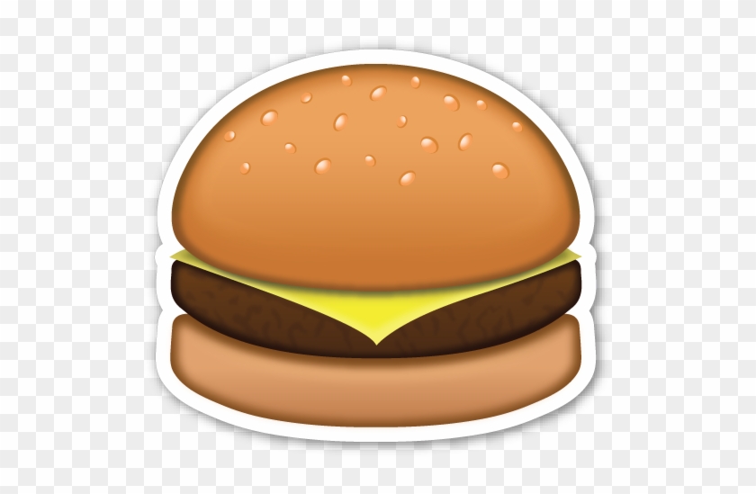 Hamburger Emojistickerscom - Food Emoji Transparent Background #1086912