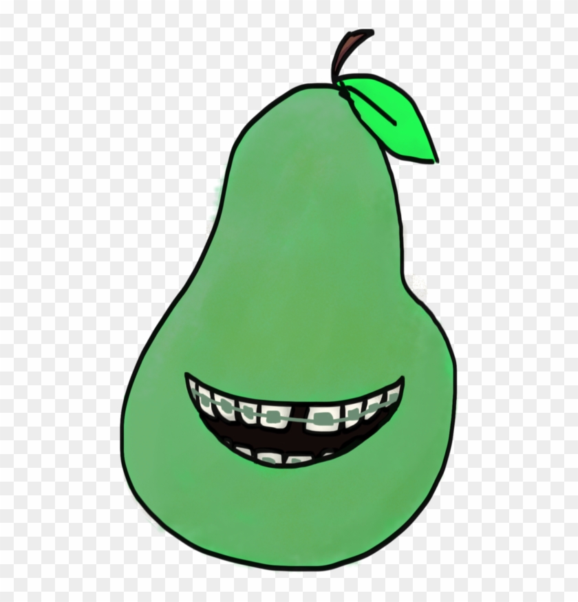 Braces Pear By Sakuralice-t - Alien Head #1087047