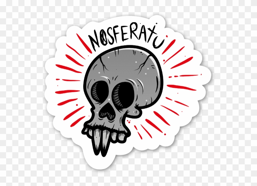Baker2d Nosferatu Sticker - Skull Sticker #1087187
