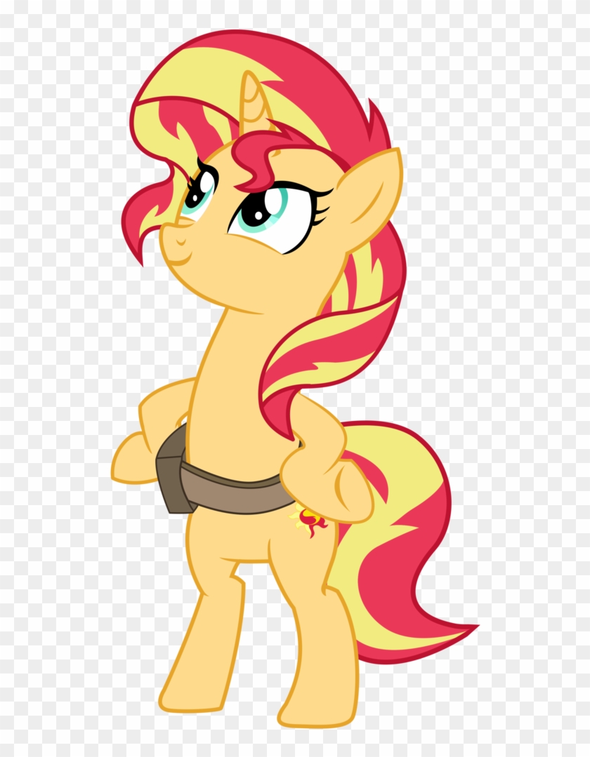 Remcmaximus, Bipedal, Equestria Girls, Female, In The - Sunset Shimmer In Pony Form #1087269
