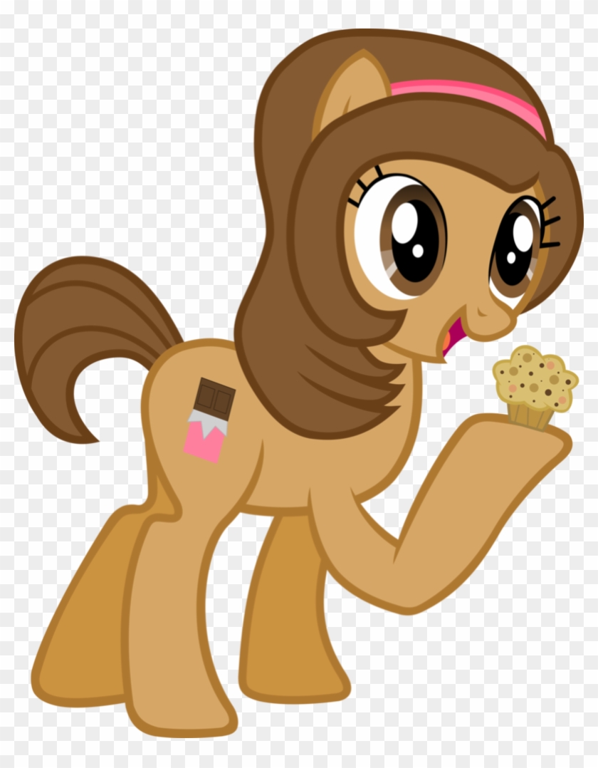 Pony Muffin Derpy Hooves Chocolate Cocoa Bean - Mlp Chocolate Muffin #1087342