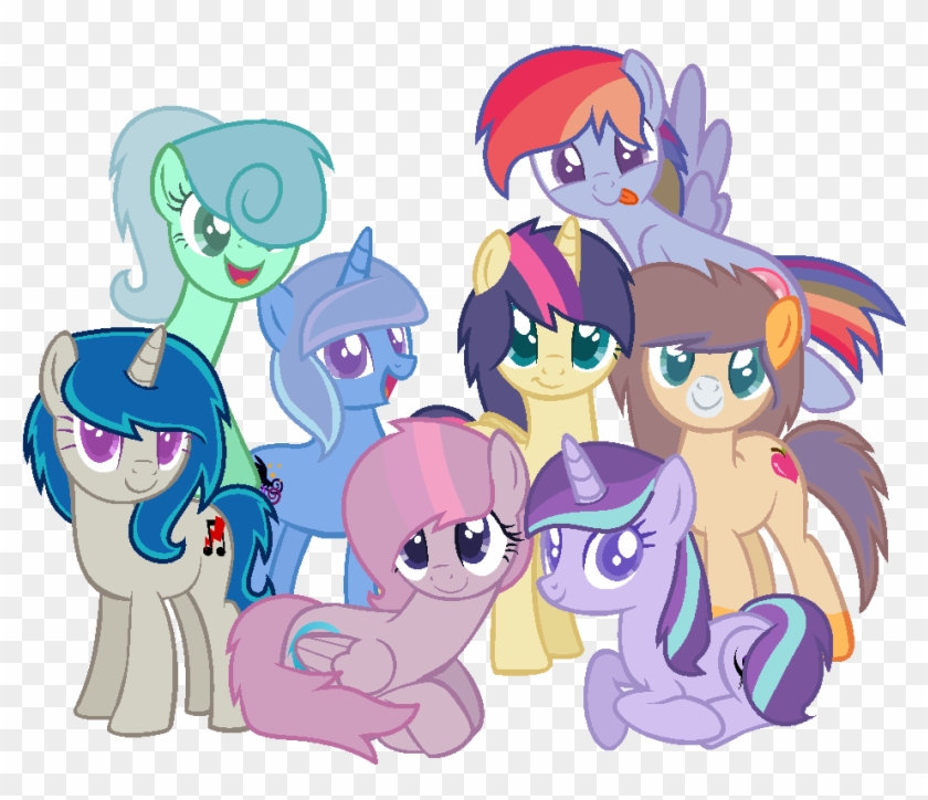 Mane 8 Next Generation By Juliahtf - Cartoon #1087447