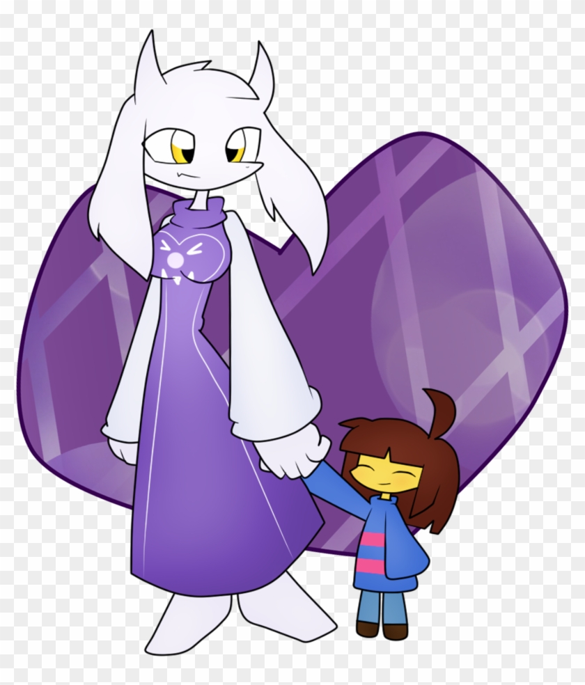 Undertale Toriel Drawing Goat - Deviantart Toriel And Frisk #1087497