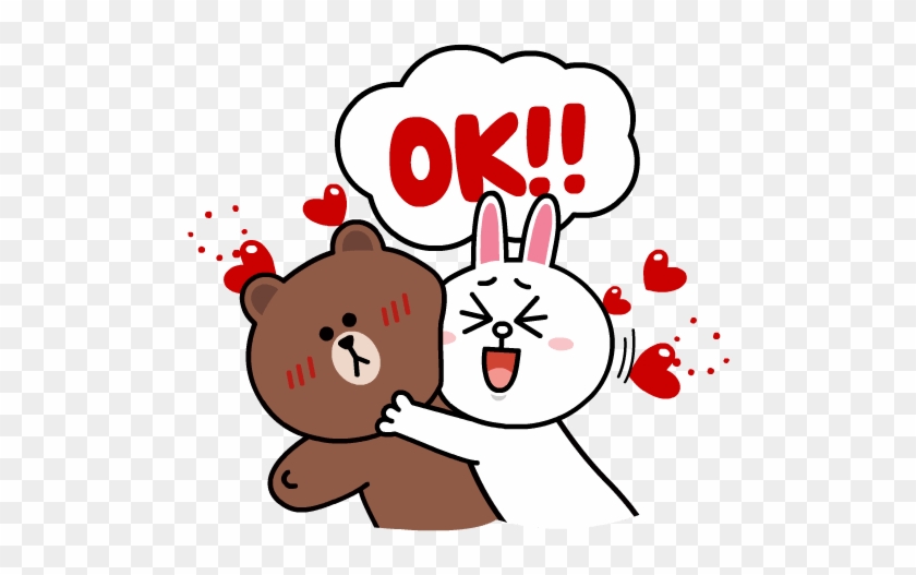 Brown & Cony Sweet Love - Cartoon #1087567