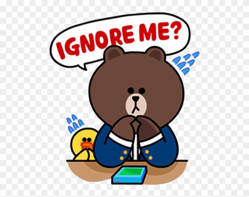 Brown Ignore Me Wallpaper Wpz03081 - Line Brown Sad #1087580